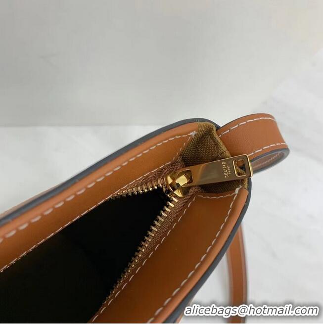 Super Quality Celine BUCKET BAG IN SHINY CALFSKIN CR92072 Coffee