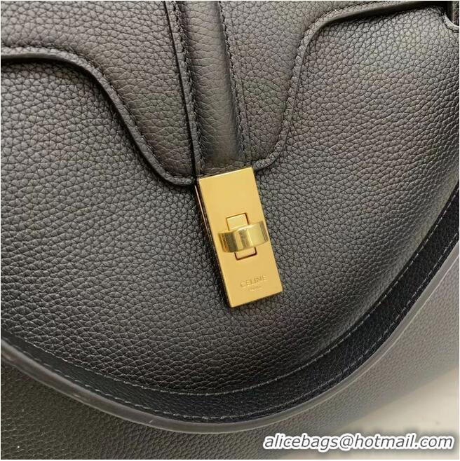 Buy Classic Celine MEDIUM SOFT 16 BAG IN SMOOTH CALFSKIN CR94043 black