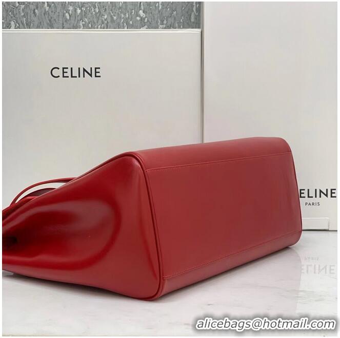 Shop Grade Celine MEDIUM SOFT 16 BAG IN SMOOTH CALFSKIN CR94043 red