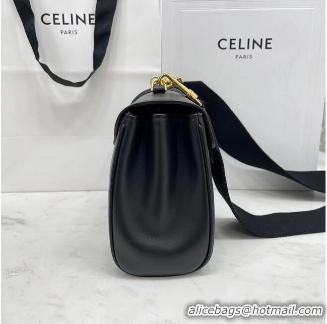 Promotional Celine TEEN SOFT 16 IN SMOOTH CALFSKIN 196853 Black