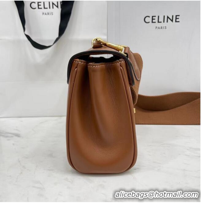 Reasonable Price Celine TEEN SOFT 16 IN SMOOTH CALFSKIN 196853 TAN