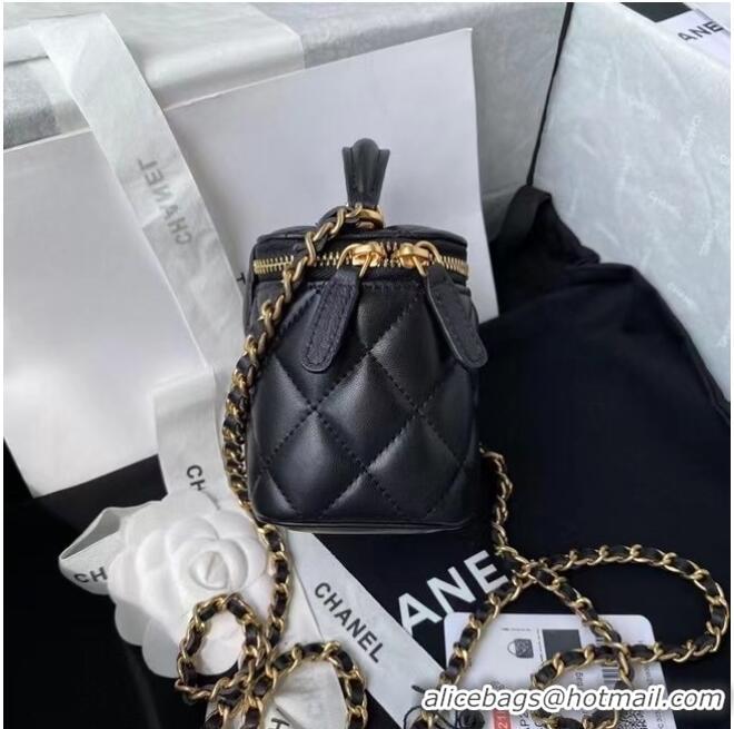 Top Quality Chanel Original Small classic chain box handbag AP2198 Black