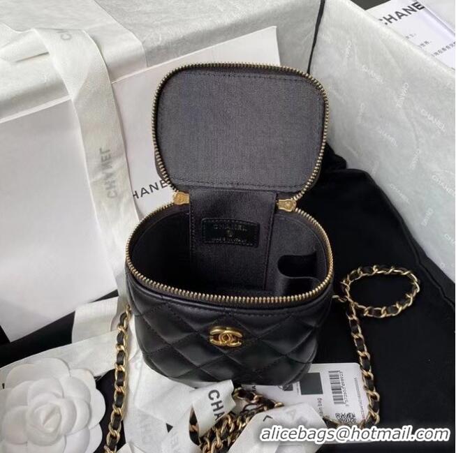 Top Quality Chanel Original Small classic chain box handbag AP2198 Black