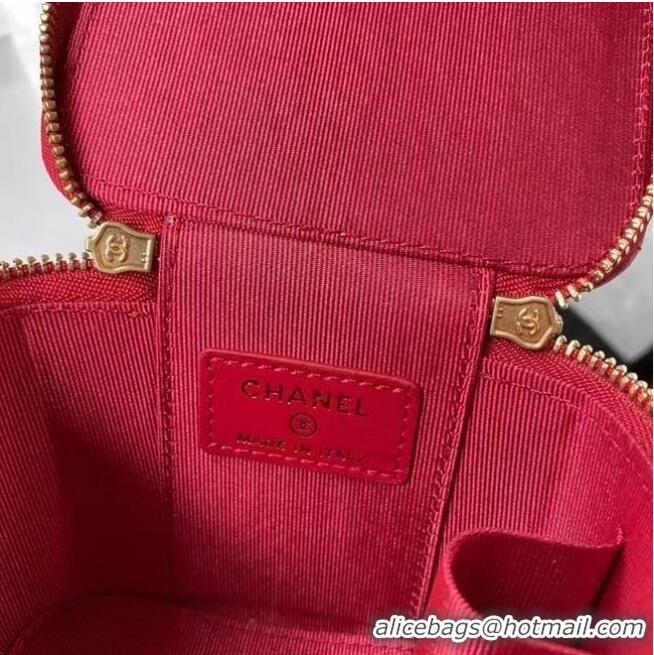 Buy Discount Chanel Original Small classic chain box handbag AP2198 Red