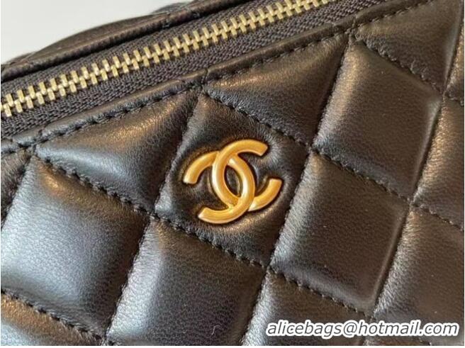 Best Grade Chanel Original Small classic chain box handbag AP2199 Black