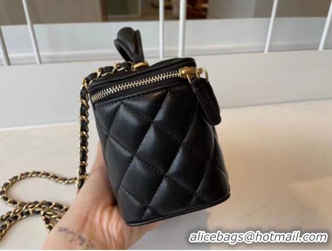 Best Grade Chanel Original Small classic chain box handbag AP2199 Black