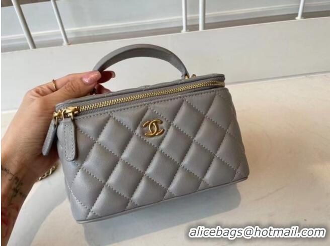 Most Popular Chanel Original Small classic chain box handbag AP2199 grey