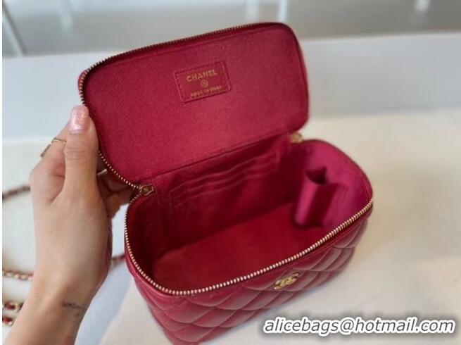 Inexpensive Chanel Original Small classic chain box handbag AP2199 Red