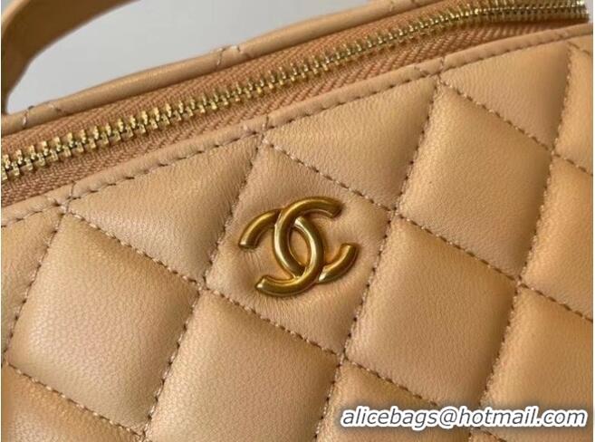 Discount Chanel Original Small classic chain box handbag AP2199 Apricot