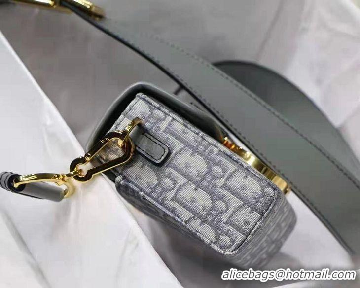 Buy Discount Dior 30 MONTAIGNE JACQUARD CANVAS BOX BAG M928 Grey