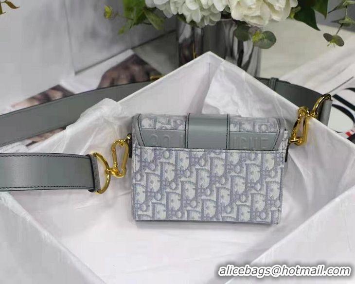 Buy Discount Dior 30 MONTAIGNE JACQUARD CANVAS BOX BAG M928 Grey