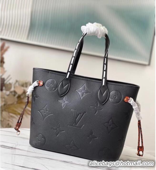 Good Price Louis Vuitton Monogram Empreinte NEVERFULL MM M45856 black