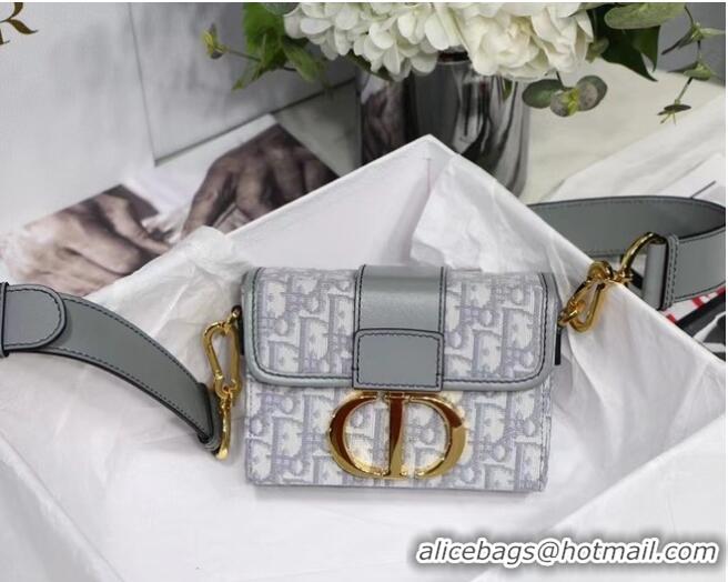 Cheapest Bulk Dior 30 MONTAIGNE BOX BAG Oblique Jacquard M9204UT Gray