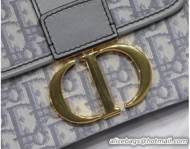 Cheapest Bulk Dior 30 MONTAIGNE BOX BAG Oblique Jacquard M9204UT Gray