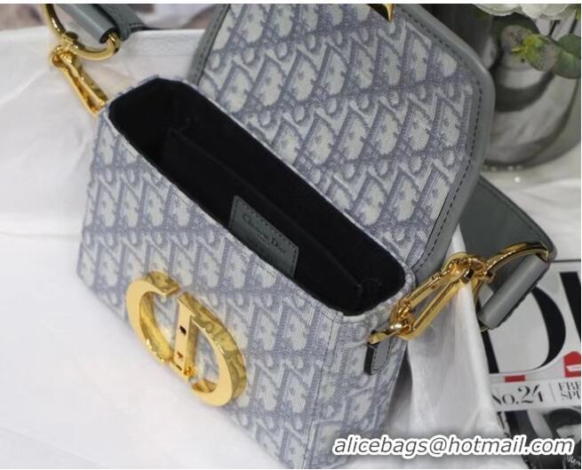 Cheapest Bulk Dior 30 MONTAIGNE BOX BAG Oblique Jacquard M9204UT Gray