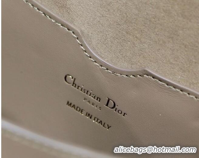 Original Cheap MEDIUM DIOR BOBBY BAG Warm Taupe Box Calfskin M9319U