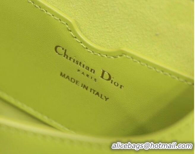 Buy Discount SMALL DIOR BOBBY BAG Box Calfskin M9317U Lemon