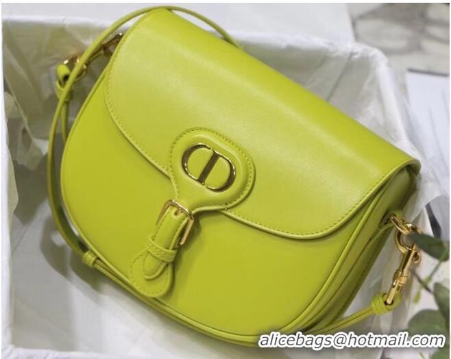 Buy New Cheap MEDIUM DIOR BOBBY BAG Warm Taupe Box Calfskin M9319U Lemon