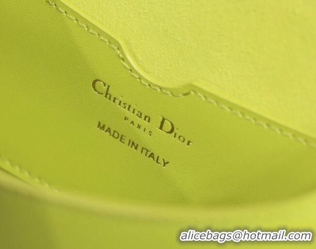 Buy New Cheap MEDIUM DIOR BOBBY BAG Warm Taupe Box Calfskin M9319U Lemon