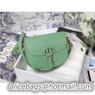 Inexpensive SMALL DIOR BOBBY BAG Box Calfskin M9317U Green