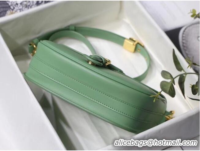 Inexpensive SMALL DIOR BOBBY BAG Box Calfskin M9317U Green