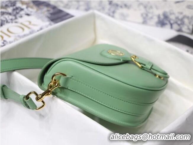 Inexpensive SMALL DIOR BOBBY BAG Box Calfskin M9317U Green