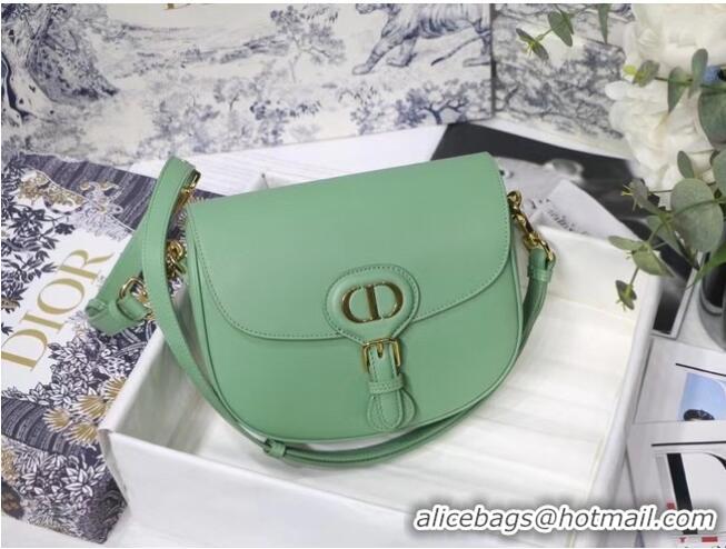 Inexpensive SMALL DIOR BOBBY BAG Box Calfskin M9317U Green