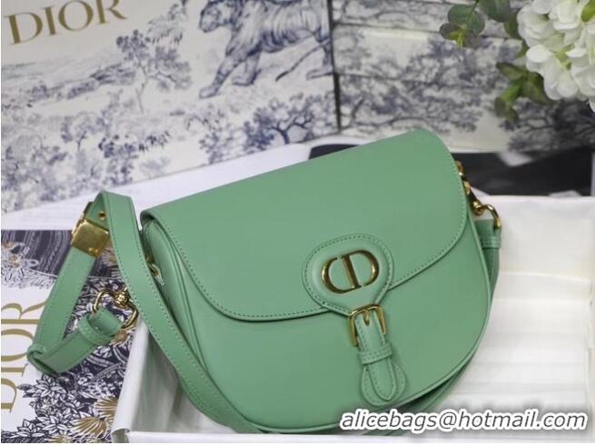 Discount MEDIUM DIOR BOBBY BAG Warm Taupe Box Calfskin M9319U Green