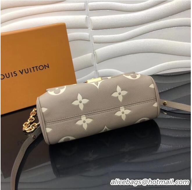 Generous Louis Vuitto Monogram Empreinte FAVORITE M45836 Tourterelle Gray