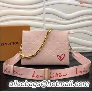 Best Price Louis Vuitton Monogram Empreinte COUSSIN PM M57790 Pink