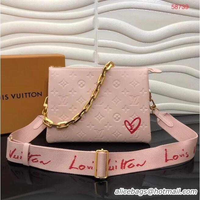 Best Price Louis Vuitton Monogram Empreinte COUSSIN PM M57790 Pink