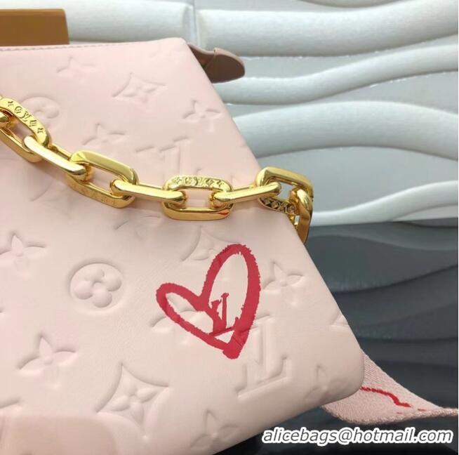 Best Price Louis Vuitton Monogram Empreinte COUSSIN PM M57790 Pink