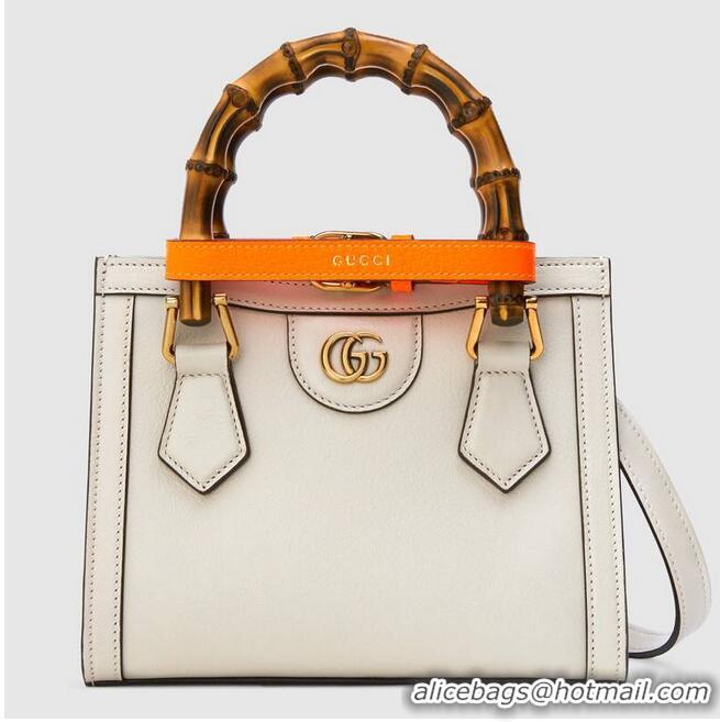 Buy Inexpensive Gucci Diana mini tote bag 655661 White