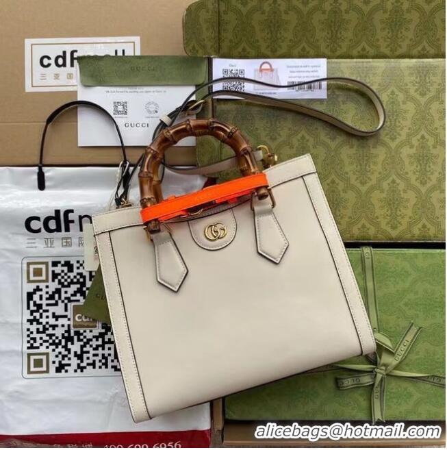 Good Product Gucci Diana small tote bag 660195 White