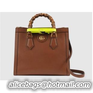 Super Quality Gucci Diana small tote bag 660195 Brown