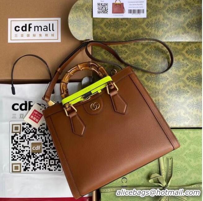 Super Quality Gucci Diana small tote bag 660195 Brown