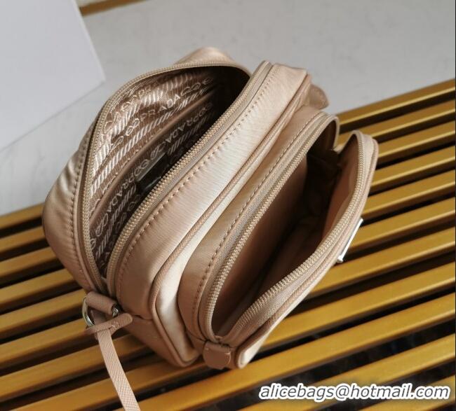 Famous Brand Prada Re-Edition 2005 Nylon Bag 1BH153 Beige 2021