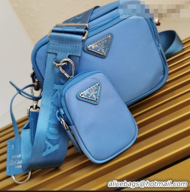 Well Crafted Prada Re-Edition 2005 Nylon Bag 1BH153 Blue 2021