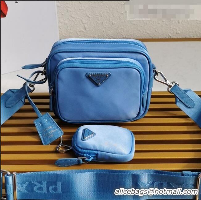 Well Crafted Prada Re-Edition 2005 Nylon Bag 1BH153 Blue 2021