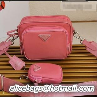 High Quality Prada Re-Edition 2005 Nylon Bag 1BH153 Pink 2021