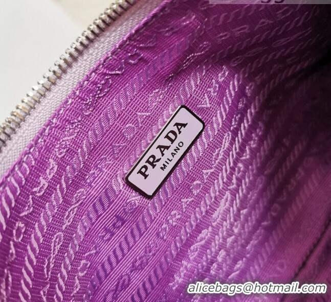 Promotional Prada Re-Edition 2005 Nylon Shoulder Bag 1BH204 Purple 2021