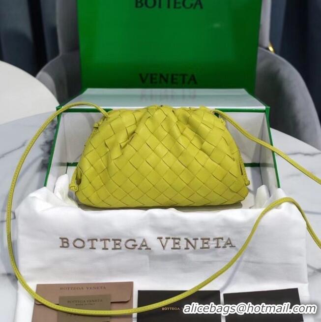 Spot Discount Bottega Veneta MINI POUCH 585852 Lemon