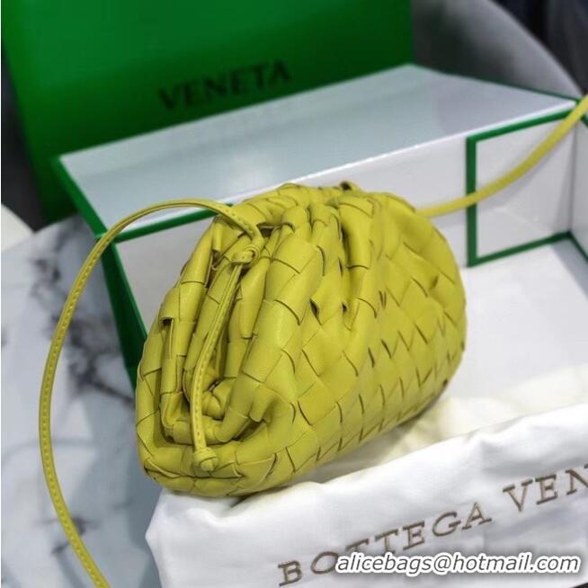 Spot Discount Bottega Veneta MINI POUCH 585852 Lemon