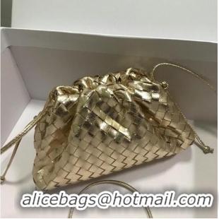 Best Price Bottega Veneta MINI POUCH 585852 Gold