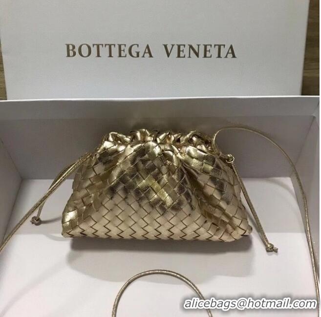 Best Price Bottega Veneta MINI POUCH 585852 Gold