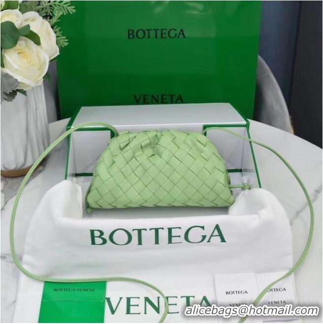 Buy Classic Bottega Veneta MINI POUCH 585852 light green