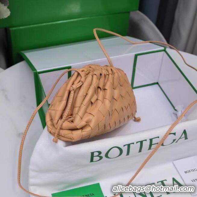 Low Cost Bottega Veneta MINI POUCH 585852 Almond