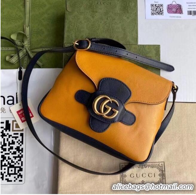 Stylish Gucci Small messenger bag with Double G 648934 Yellow