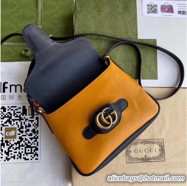 Stylish Gucci Small messenger bag with Double G 648934 Yellow