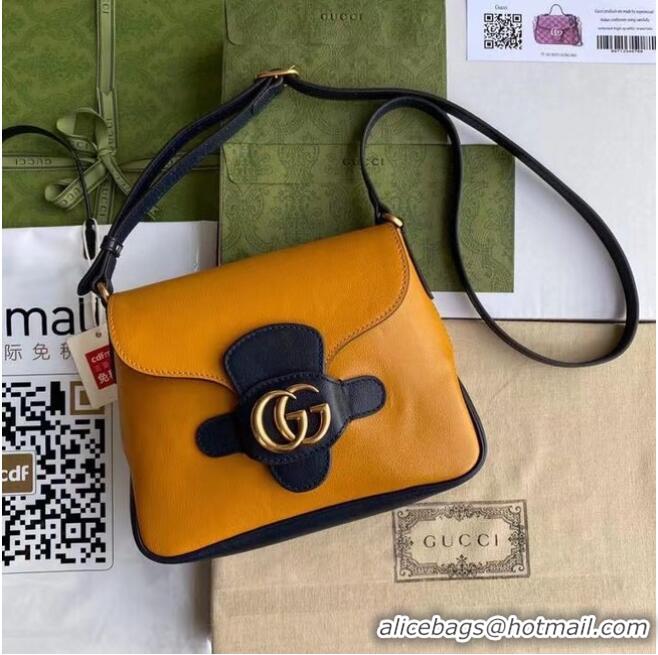 Stylish Gucci Small messenger bag with Double G 648934 Yellow